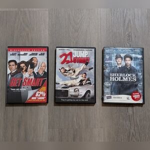 DVD Movie Collection: Get Smart, 21 Jump Street, Sherlock Holmes